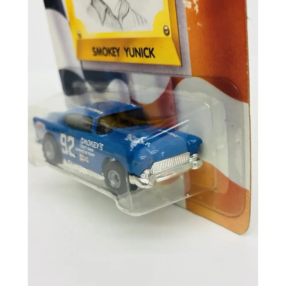 Hot Wheels Smokey Yunick '55 Chevy Part 1 Blue #92 Stock Car w/ Protector Case